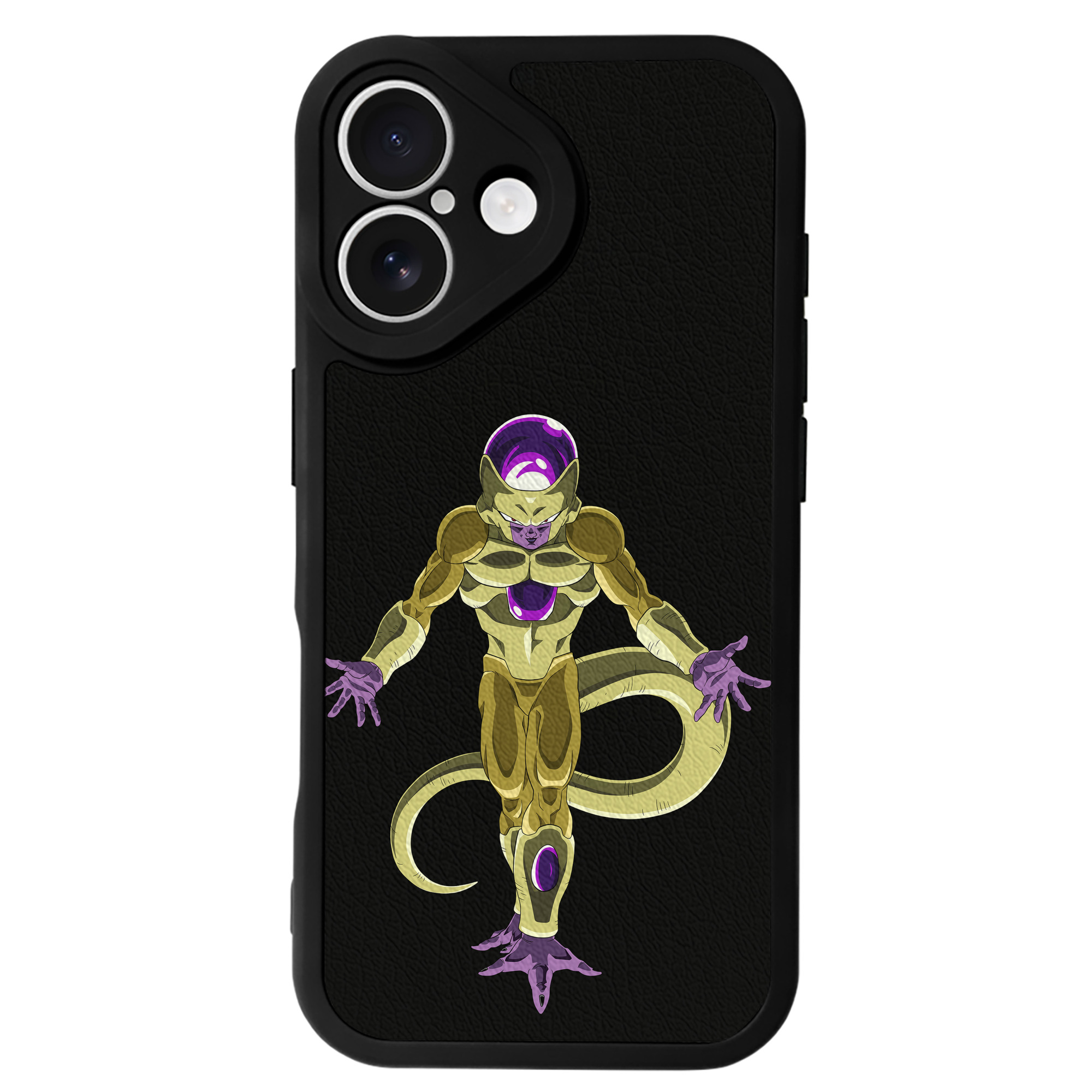 （画像用） ドラゴンボール フリーザ DRAGON BALL Frieza 【iPhone 16シリーズ対応】シリコンスマホケース（レザー調） 材質：シリコン